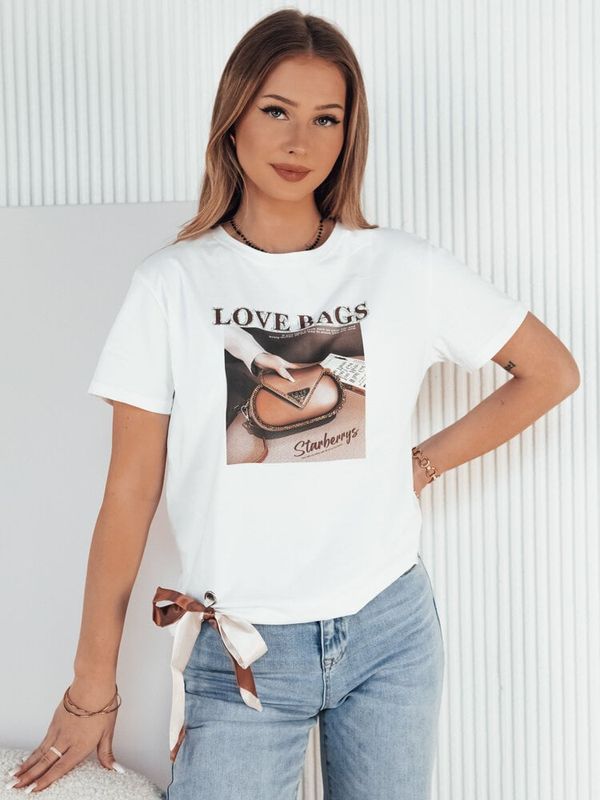 DStreet T-shirt damski LOBAG biały Dstreet