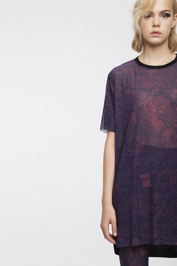 Diesel T-shirt - Diesel TYPPY TANKTOP purple