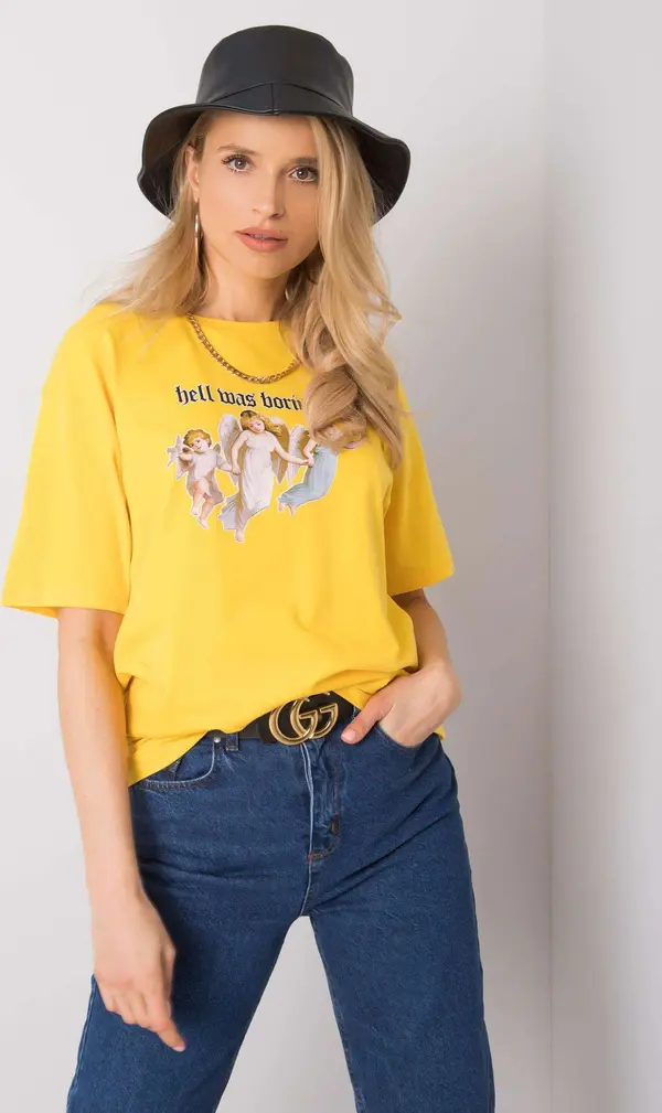RUE PARIS T-shirt-DS-TS-1114.10P-yellow