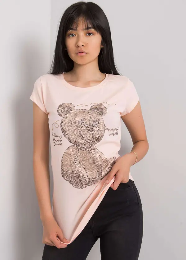 ex moda T-shirt-EM-TS-ES-21-531.14-light pink