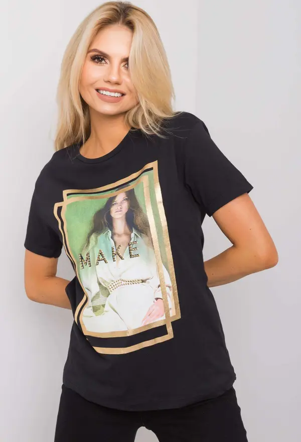 H&B T-shirt-HB-TS-3025.18P-black