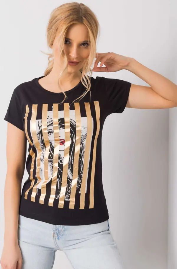 H&B T-shirt-HB-TS-3036.12P-black