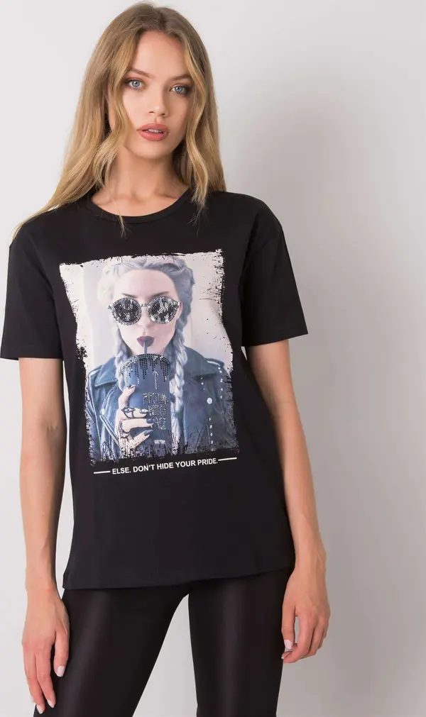 H&B T-shirt-HB-TS-3053.69P-black