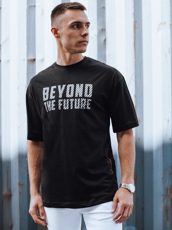 DStreet T-shirt męski czarny Dstreet