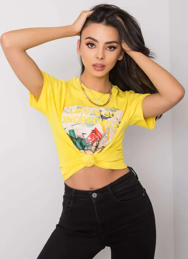 PEPPER & MINT T-shirt-PM-TS-SS21TX58.12-yellow