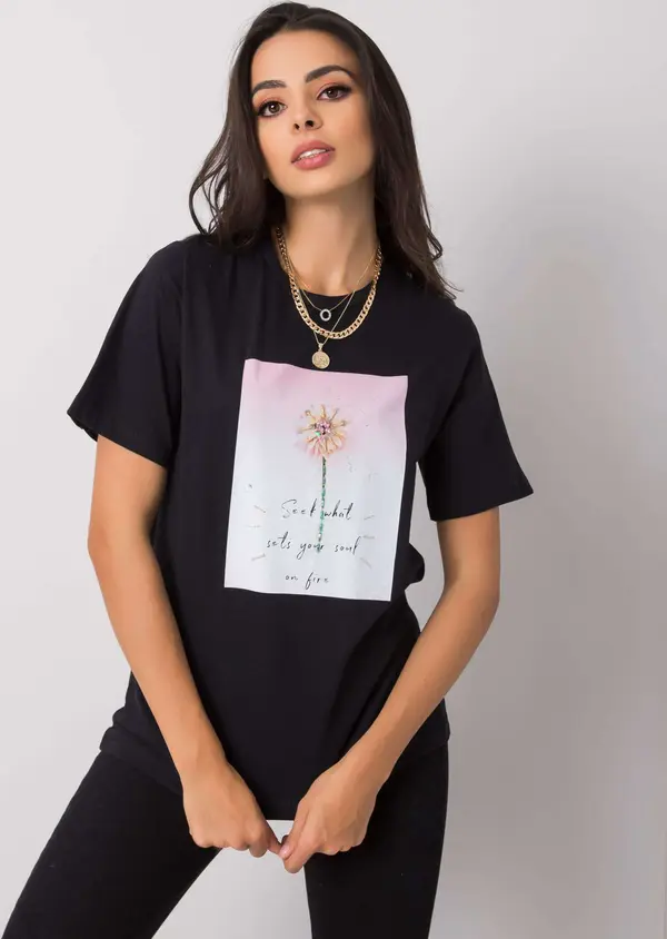 PEPPER & MINT T-shirt-PM-TS-SS21TX60.05P-black