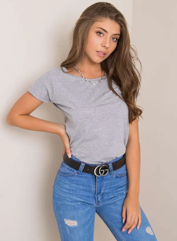 BASIC Feel Good T-shirt-RV-BZ-4622.04-grey