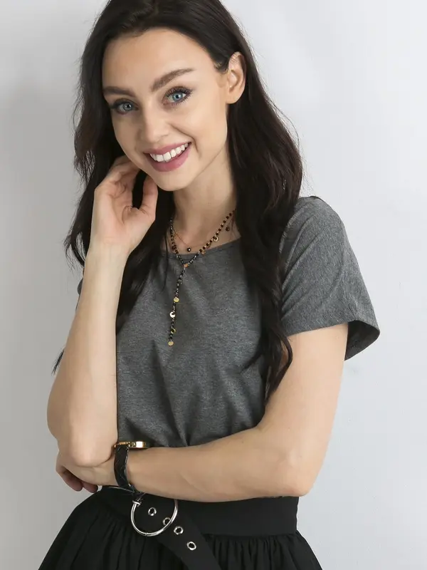 BASIC Feel Good T-shirt-RV-BZ-4622.43-dark gray