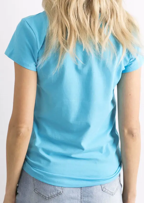 BASIC Feel Good T-shirt-RV-TS-4623.45-blue