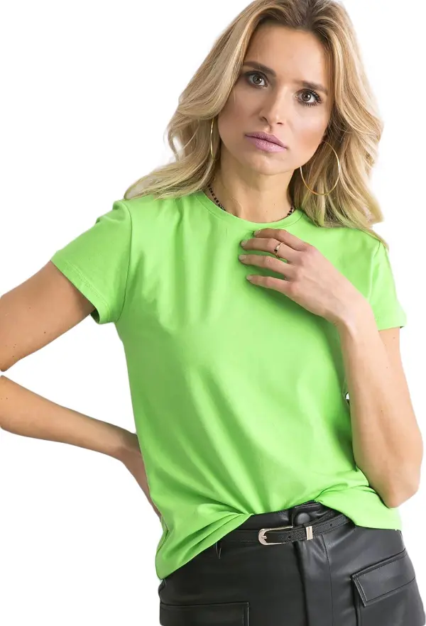 BASIC Feel Good T-shirt-RV-TS-4623.98-light green