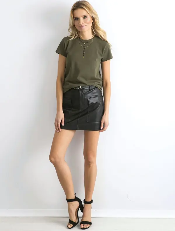 BASIC Feel Good T-shirt-RV-TS-4623.99-dark khaki