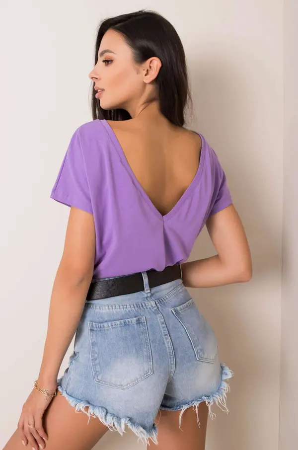 BASIC Feel Good T-shirt-RV-TS-4662.14P-purple