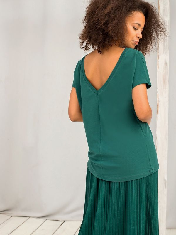 BASIC Feel Good T-shirt-RV-TS-4662.38P-dark green