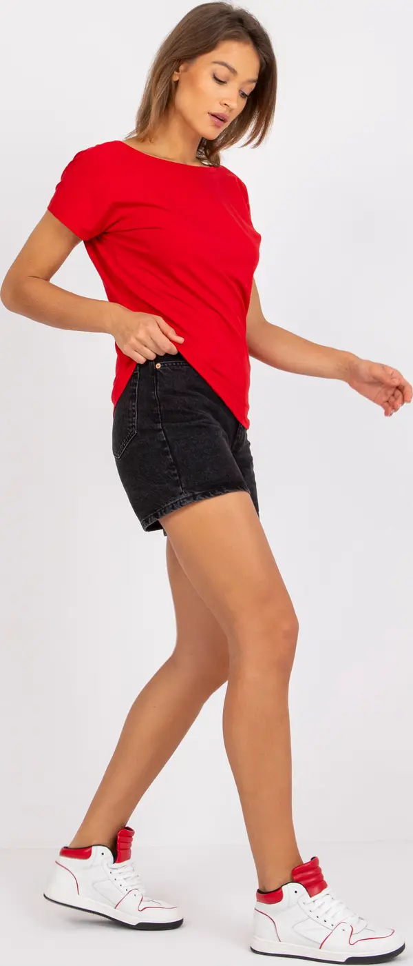 BASIC Feel Good T-shirt-RV-TS-4662.38P-Red