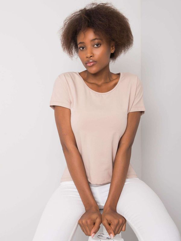 BASIC Feel Good T-shirt-RV-TS-4693.12-beige