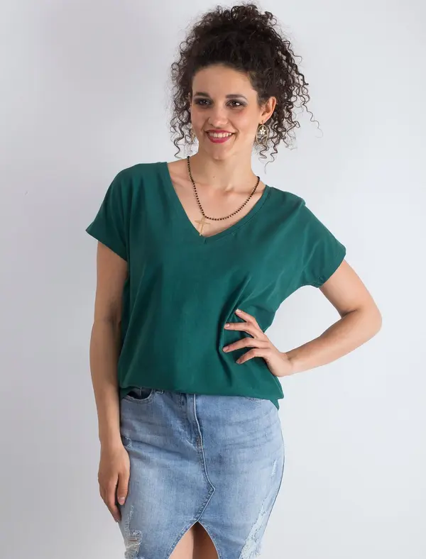 BASIC Feel Good T-shirt-RV-TS-4832.35P-dark green
