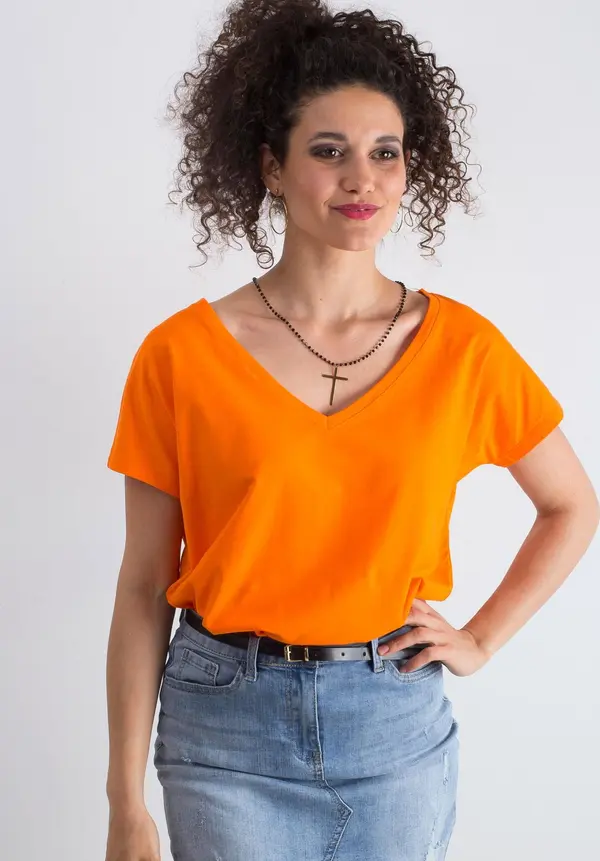 BASIC Feel Good T-shirt-RV-TS-4832.39P-orange