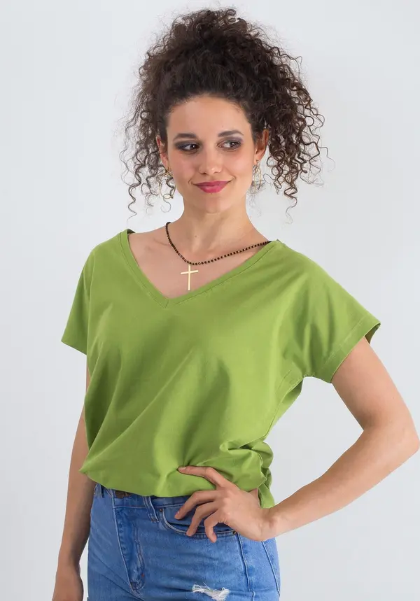 BASIC Feel Good T-shirt-RV-TS-4832.42P-light green