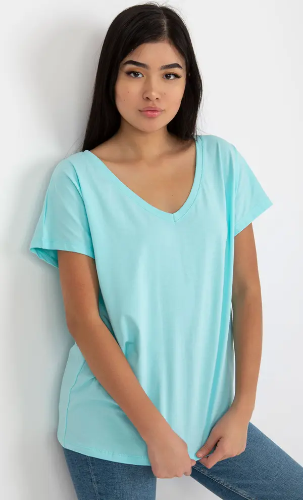 BASIC Feel Good T-shirt-RV-TS-4832.85-mint