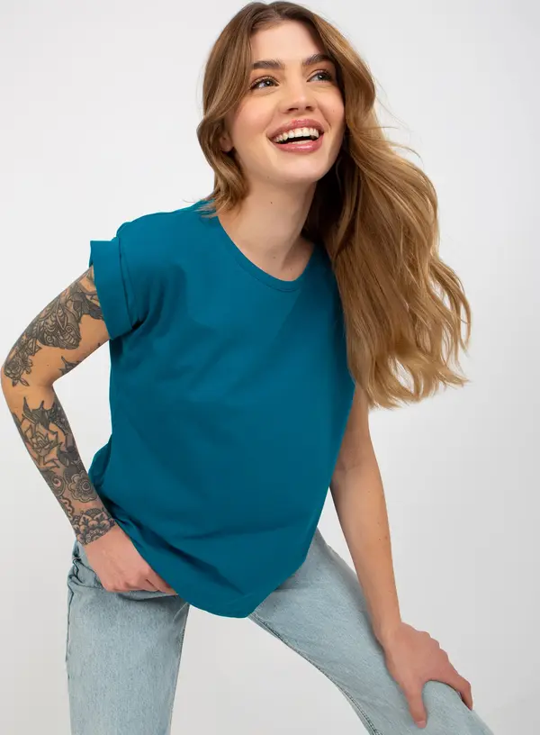 BASIC Feel Good T-shirt-RV-TS-4833.14-sea