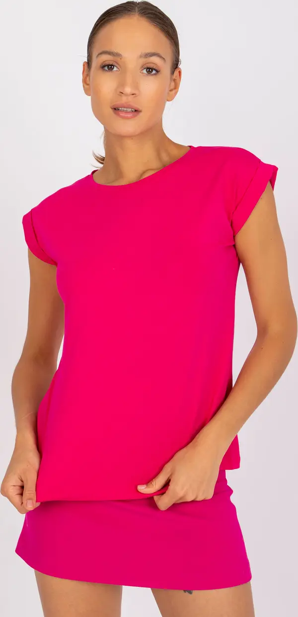 BASIC Feel Good T-shirt-RV-TS-4833.30P-fuchsia