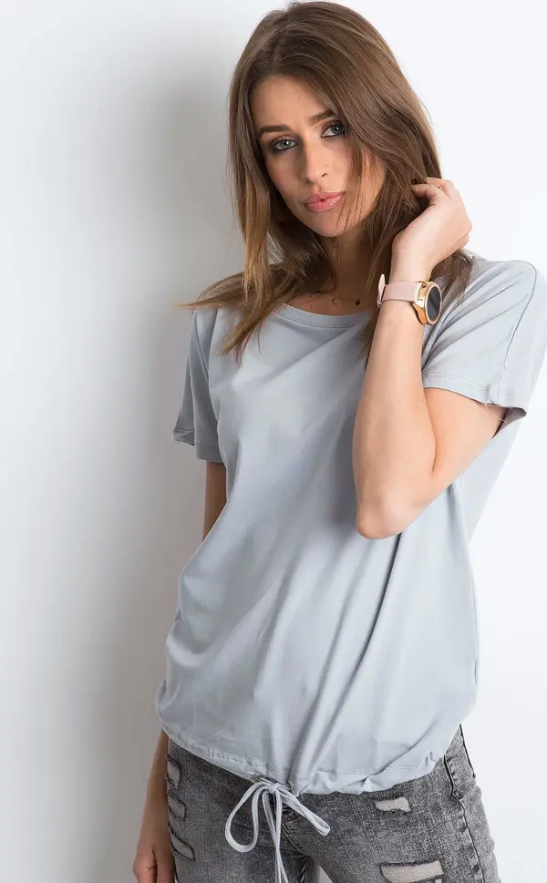 BASIC Feel Good T-shirt-RV-TS-4834.18P-light grey