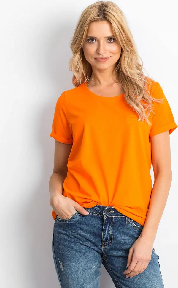 BASIC Feel Good T-shirt-RV-TS-4838.47P-orange