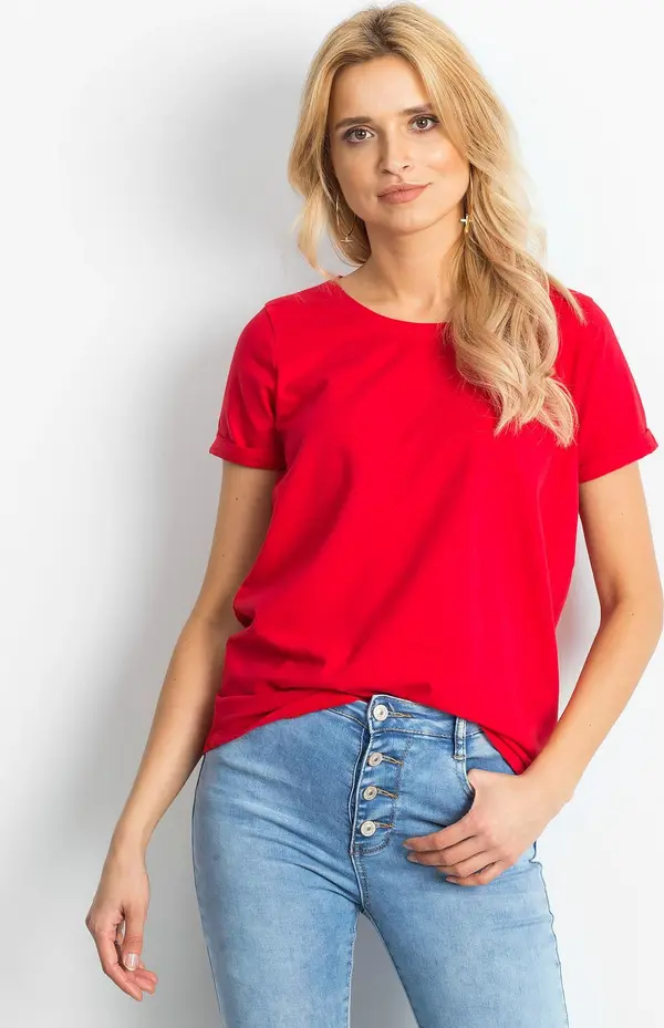 BASIC Feel Good T-shirt-RV-TS-4838.68P-red