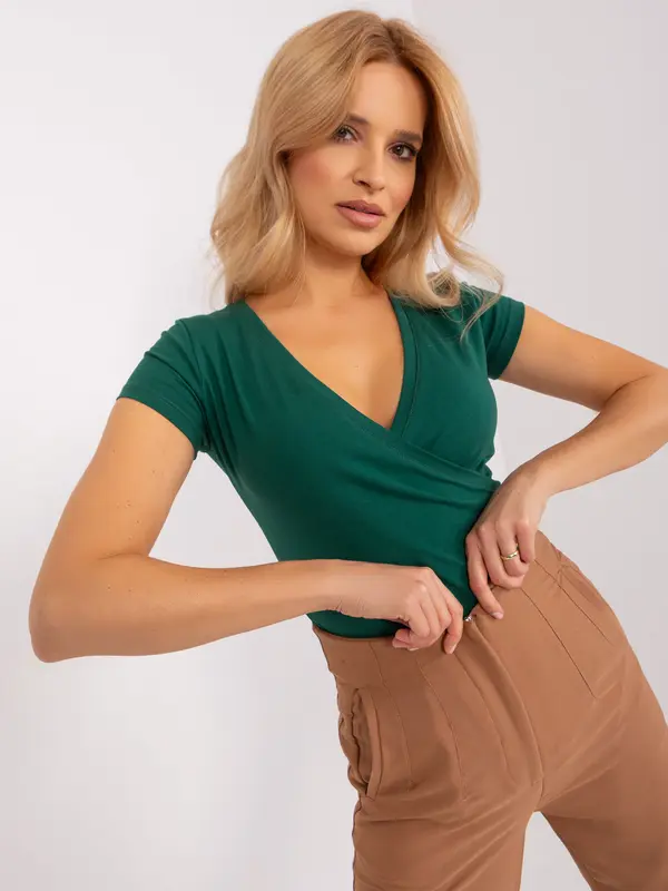 RUE PARIS T-shirt-RV-TS-5636.18-dark green