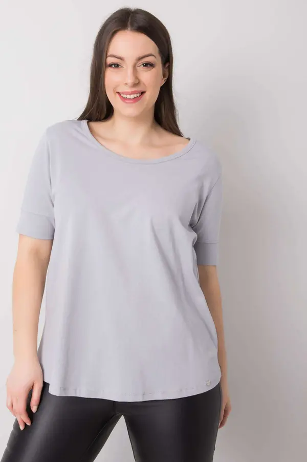 BASIC Feel Good T-shirt-RV-TS-6330.92P-light grey