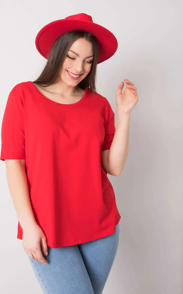 BASIC Feel Good T-shirt-RV-TS-6330.92P-red