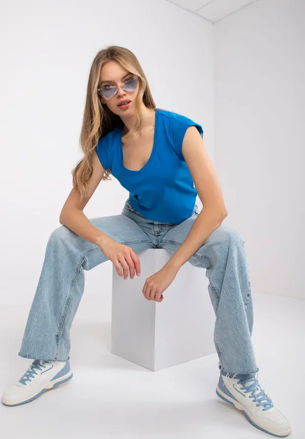 RUE PARIS T-shirt-RV-TS-7543.12X-dark blue