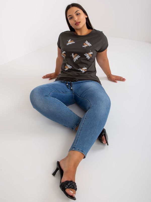 RELEVANCE T-shirt-RV-TS-7656.84-dark khaki