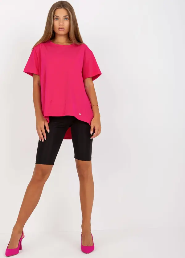 BASIC Feel Good T-shirt-RV-TS-8047.57P-fuchsia
