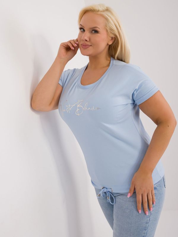 RELEVANCE T-shirt-RV-TS-9478.60-light blue