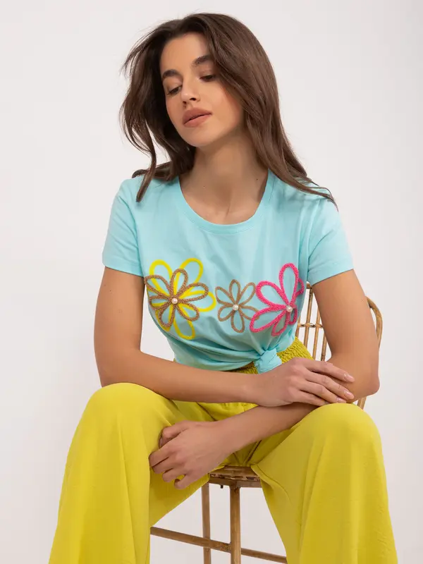 BASIC Feel Good T-shirt-RV-TS-9648.98-mint
