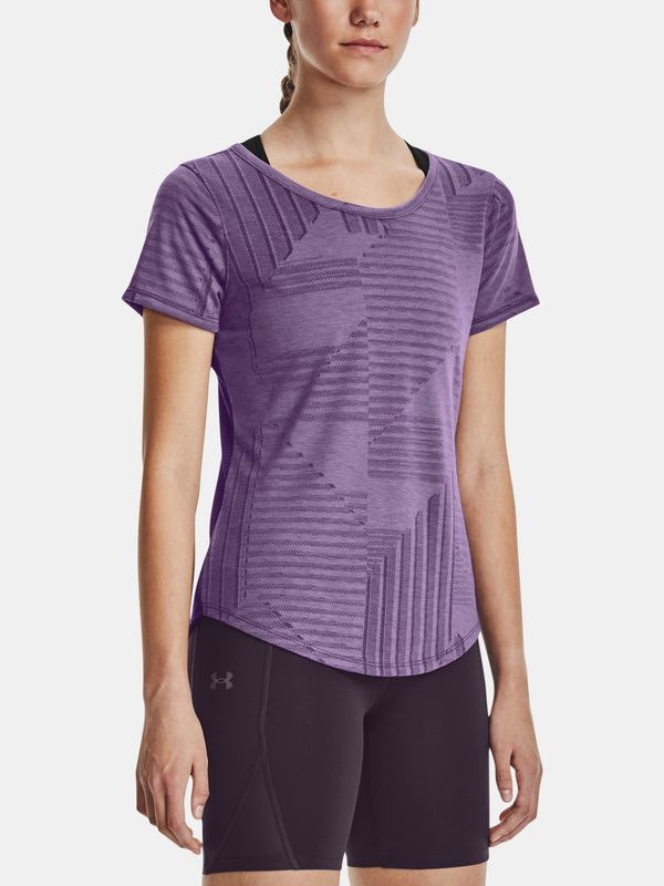 Under Armour T-Shirt Under Armour Streaker Deco Diamond SS-PPL - Women