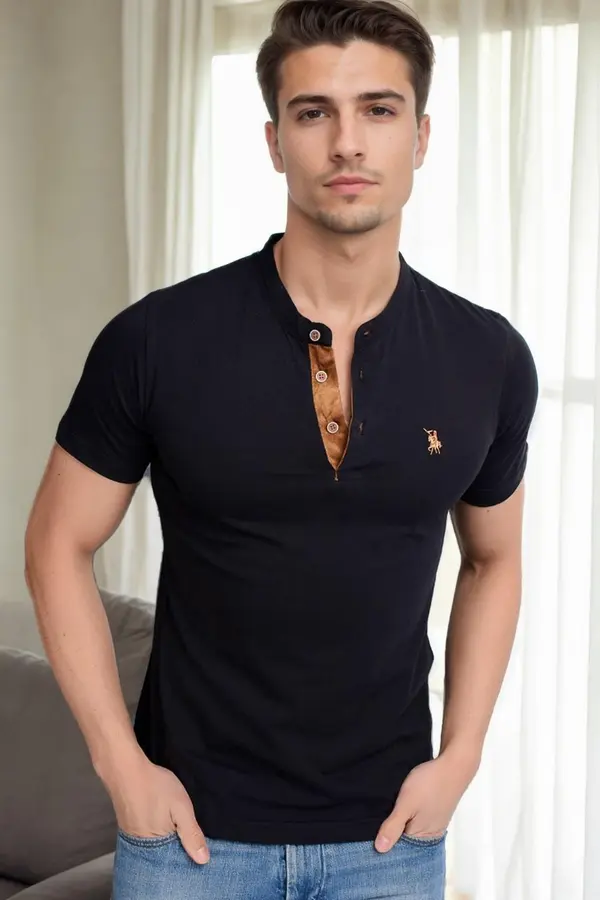 dewberry T9560 DEWBERRY T-SHIRT-BLACK