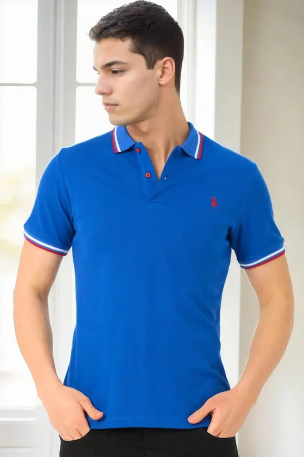 dewberry T9594 DEWBERRY MEN'S T-SHIRT-SACHET