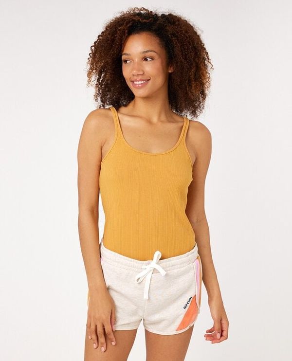 Rip Curl Tank top Rip Curl AMANTEA RIB TOP Gold