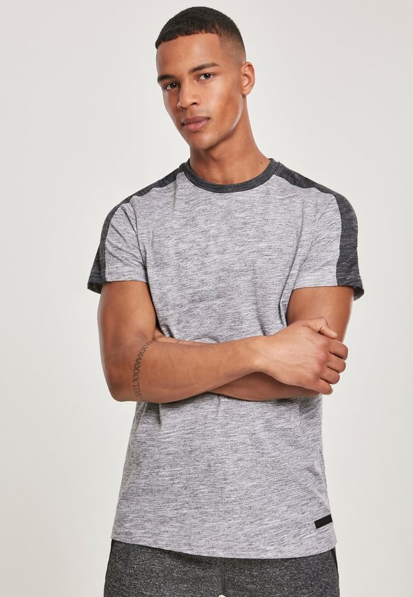 Southpole Tech Tee Shoulder Panel Marble Grey
