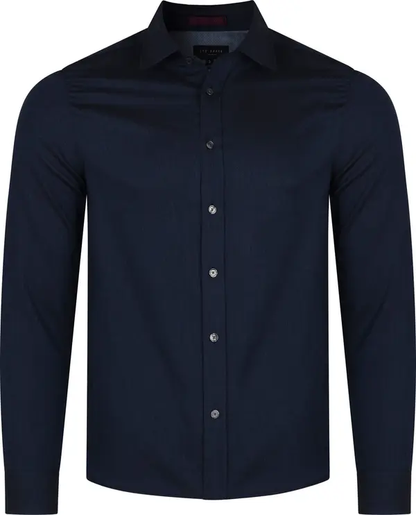 TED BAKER LONDON TED BAKER LONDON - Тъмносина кротонова риза