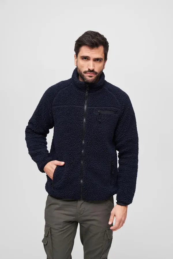 Brandit Teddyfleece Navy Jacket