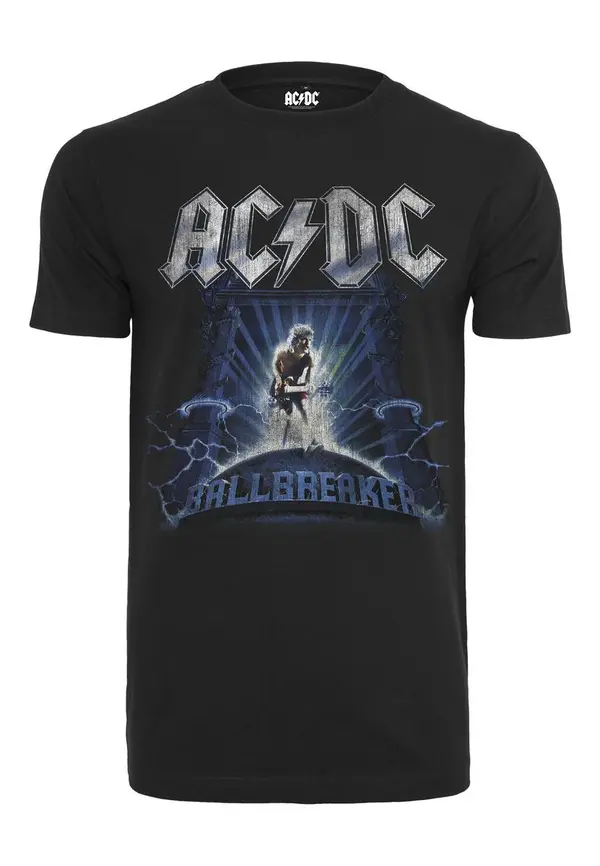 Merchcode Тениска ACDC Ballbreaker черна