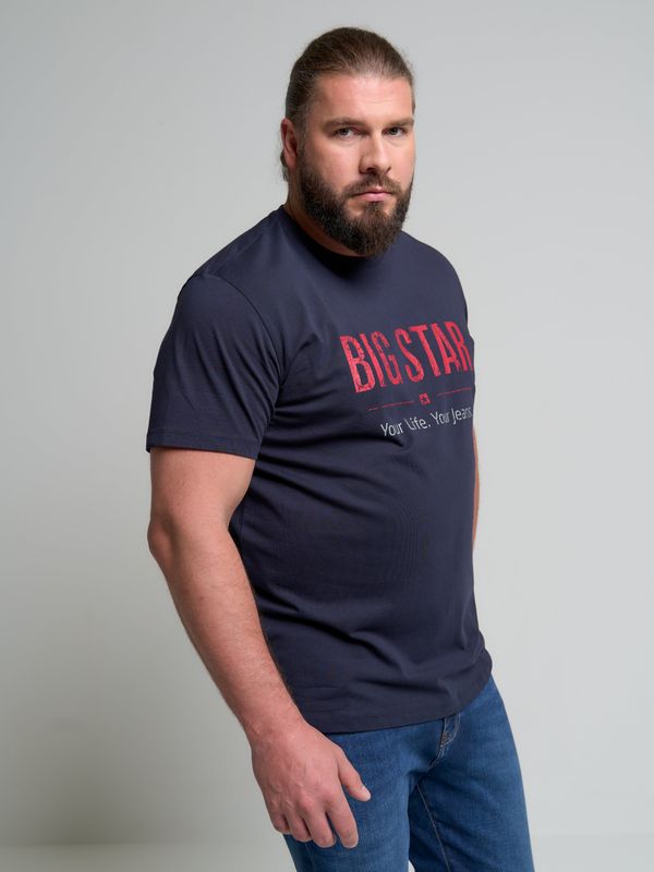 Big Star Тениска Big Star Man's T-shirt_ss 150045 Blue-403