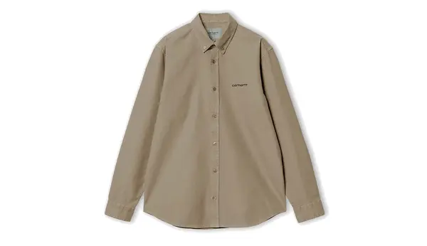 Carhartt Wip Тениска Carhartt WIP L/S Module Script кафява