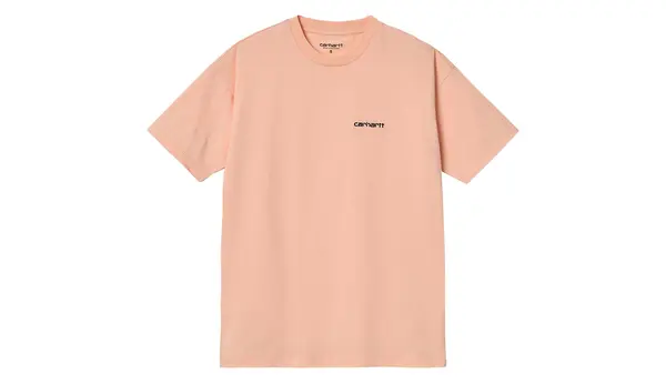 Carhartt Wip Тениска Carhartt WIP с грейпфрут и розов цвят
