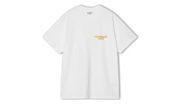 Carhartt Wip Тениска Carhartt WIP S/S Hartt Chain бяла