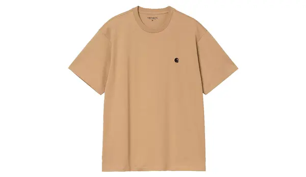 Carhartt Wip Тениска Carhartt WIP S/S Madison, кафява, фъстъчено кафява