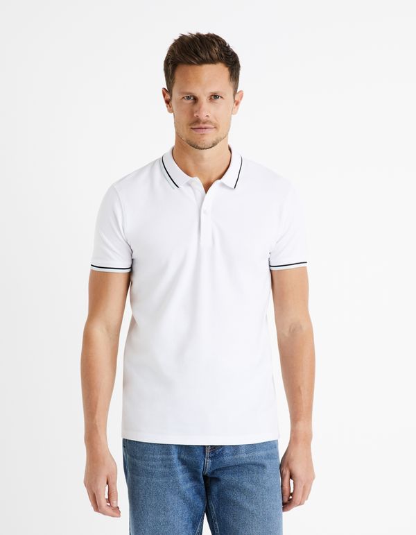 Celio Тениска Celio Polo pique Decolrayeb - мъже